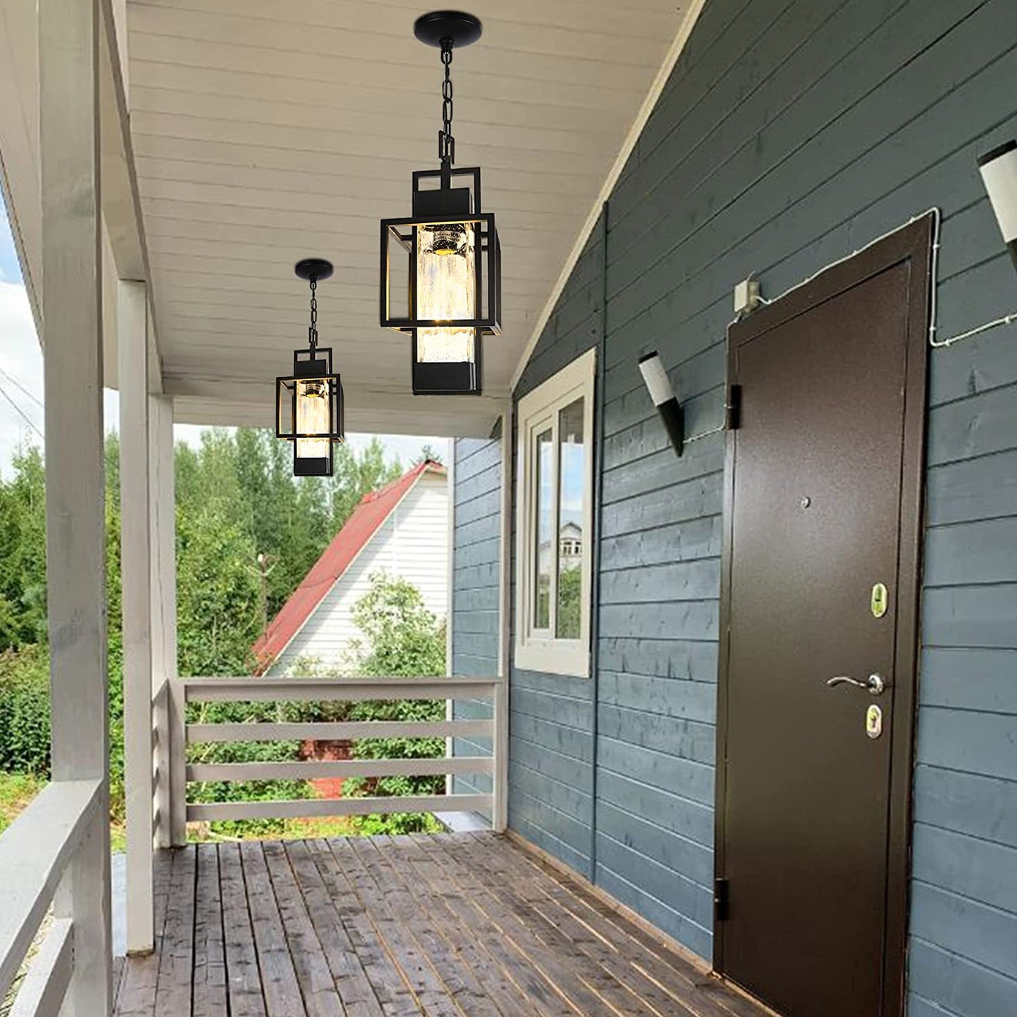 PARTPHONER Water Glass Outdoor Indoor Pendant Light