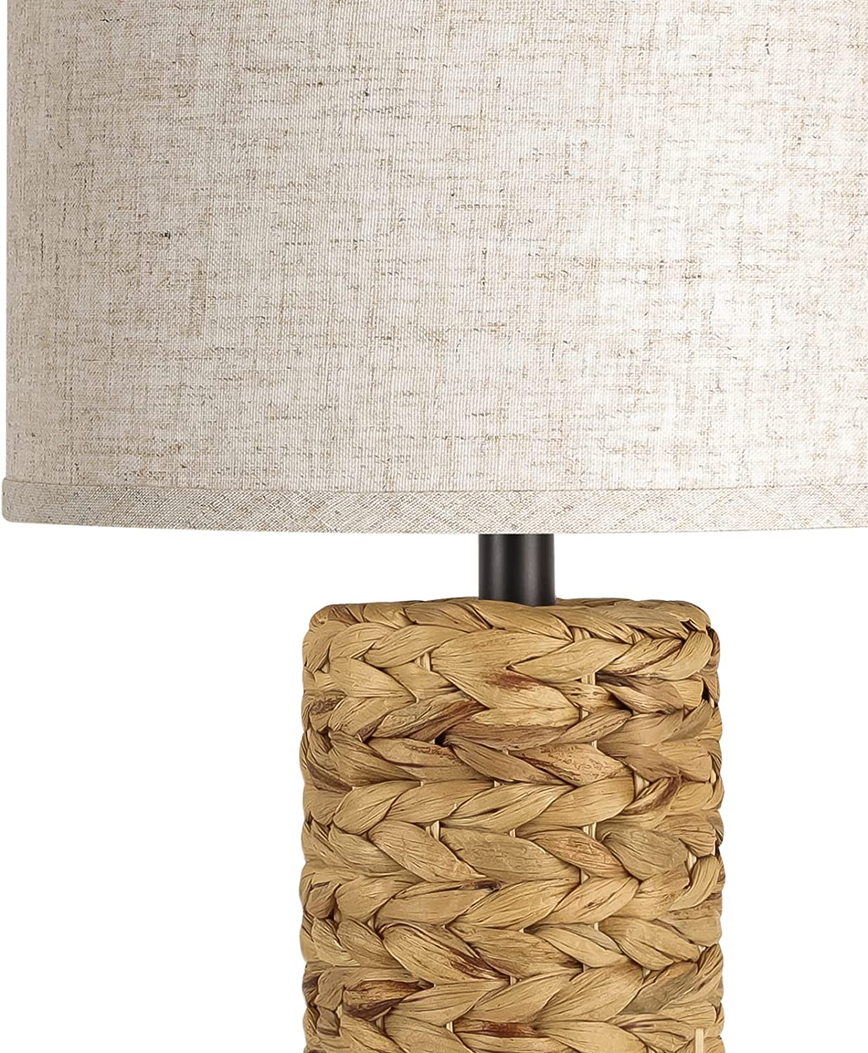 Hamucd Coastal Sea Grass Table Lamps Set of 2